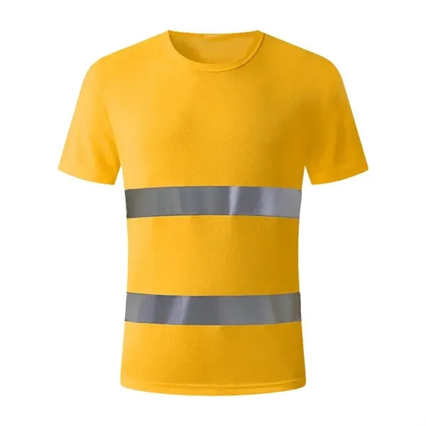 Round Neck Reflective Safe T-shirt