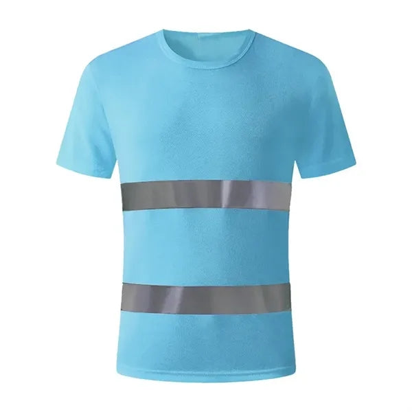 Round Neck Reflective Safe T-shirt