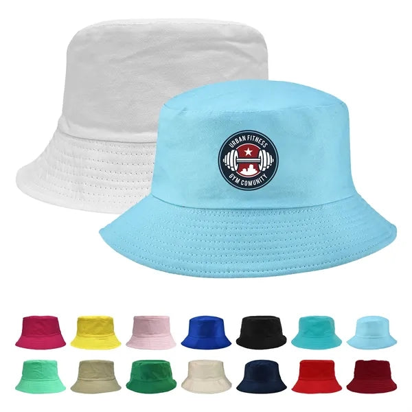 100% Premium Cotton Bucket Hat for Kid/Adult