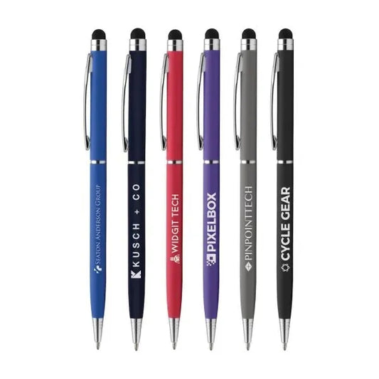 UltraSlim Softy w/ Stylus - Laser Engraved - Metal Pen