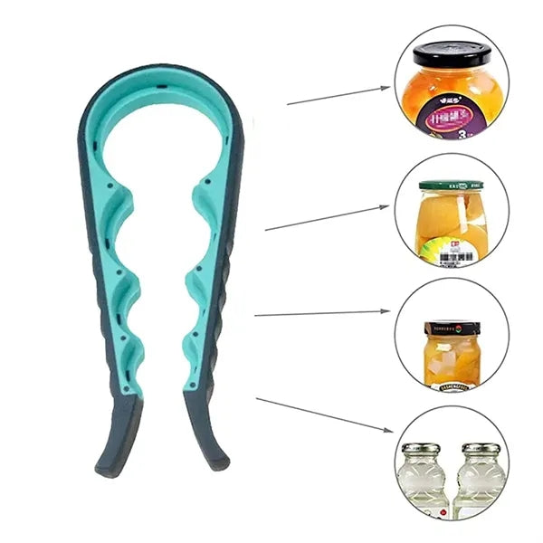 Multi Function 4-in-1 Can Jar Opener Handy Kitchen Tool