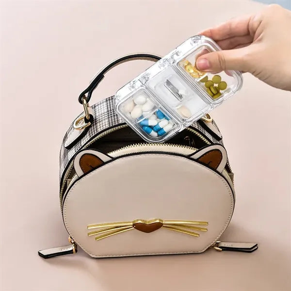 Portable Small Sized Pill Dispenser