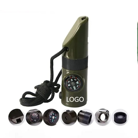 Outdoor 7 In 1 Multi Functional Whistle
