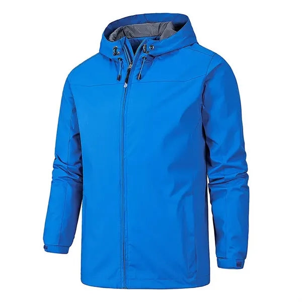 Male And Female Custom Logo Waterproof Windbreaker Jackets