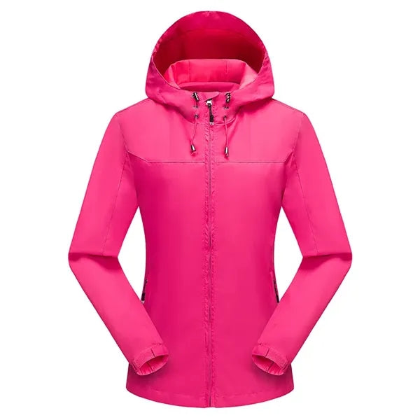 Male And Female Custom Logo Waterproof Windbreaker Jackets