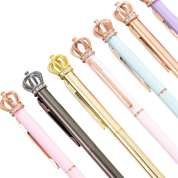 Crystal Crown Shape Ballpoint Pen