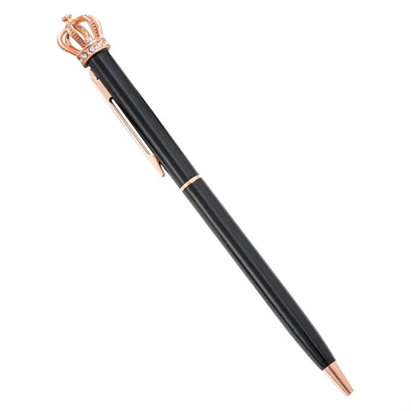 Crystal Crown Shape Ballpoint Pen