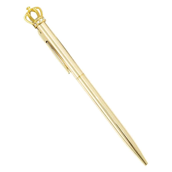 Crystal Crown Shape Ballpoint Pen