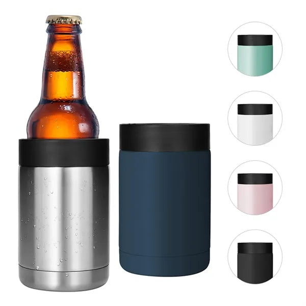 12oz stainless steel Insulated bottle cooler and tumbler