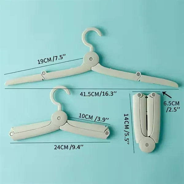 Portable Foldable Coat Plastic Clothes Hanger
