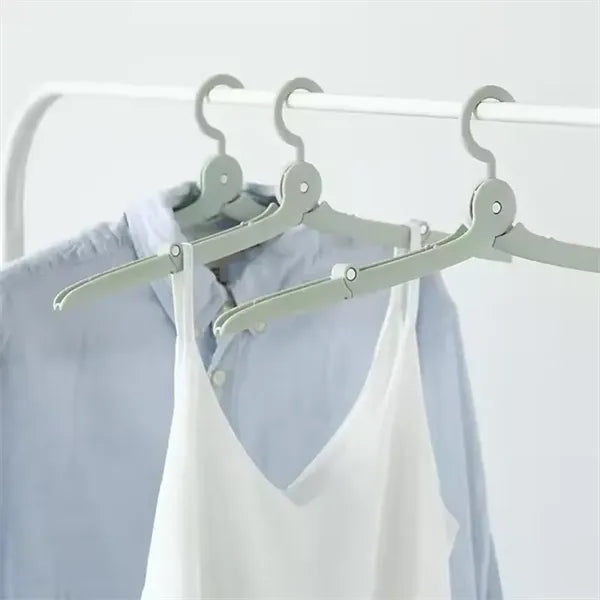 Portable Foldable Coat Plastic Clothes Hanger