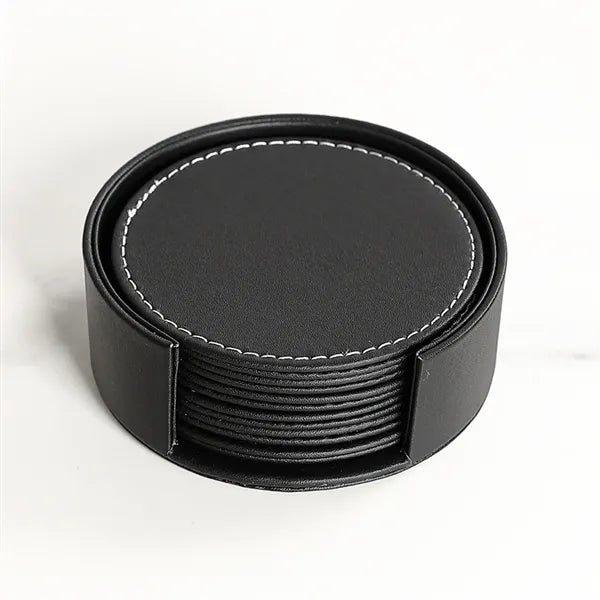 PU Leather Drink Coasters