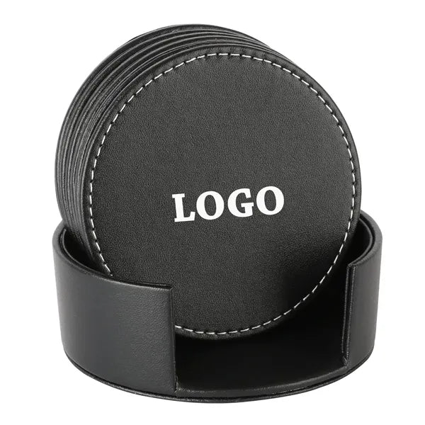 PU Leather Drink Coasters