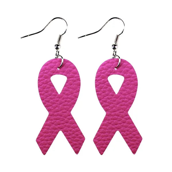 PU Keychain Earring Set