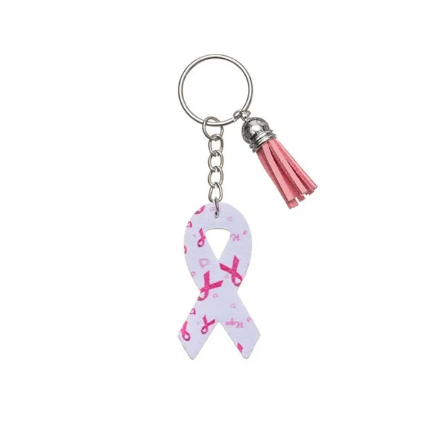 PU Keychain Earring Set