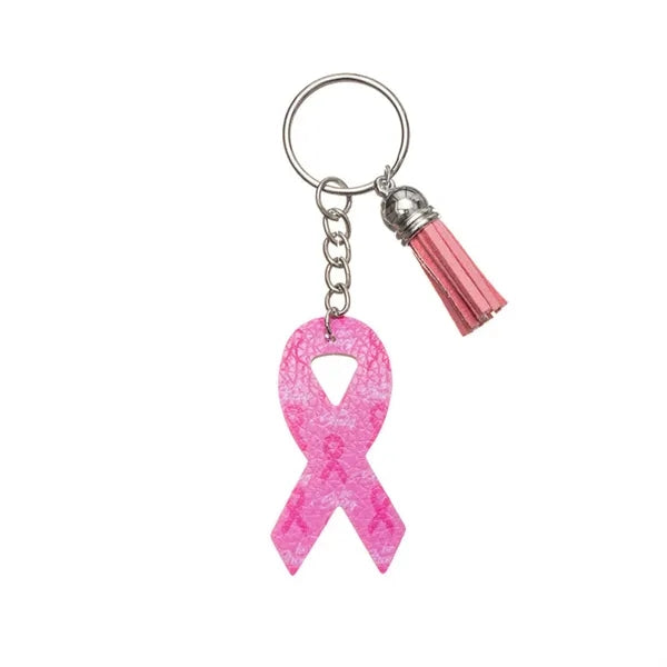 PU Keychain Earring Set