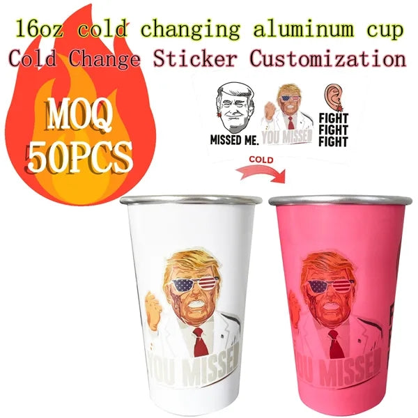 16oz Cold Changing Aluminum Custom,Cold