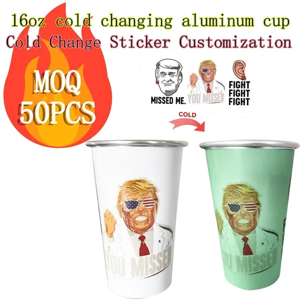 16oz Cold Changing Aluminum Custom,Cold