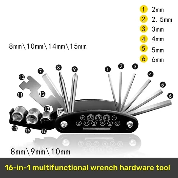 Multifunctional wrench combination hardware repair tool