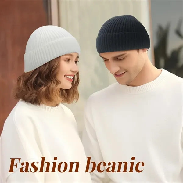 Short Cuff Knit Beanie