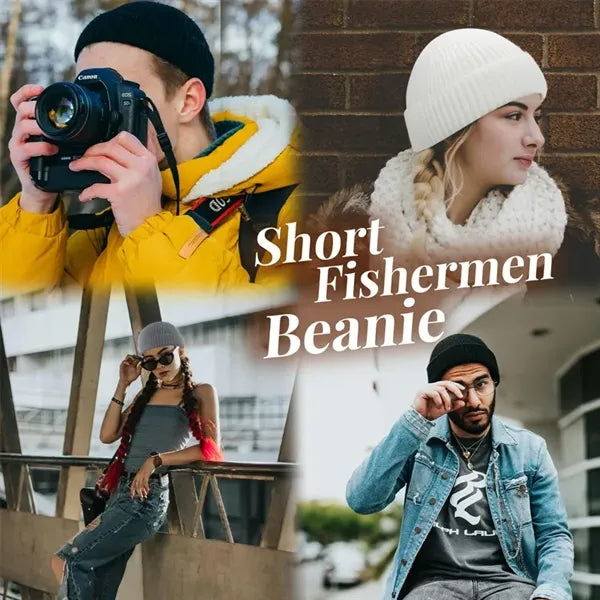 Short Cuff Knit Beanie