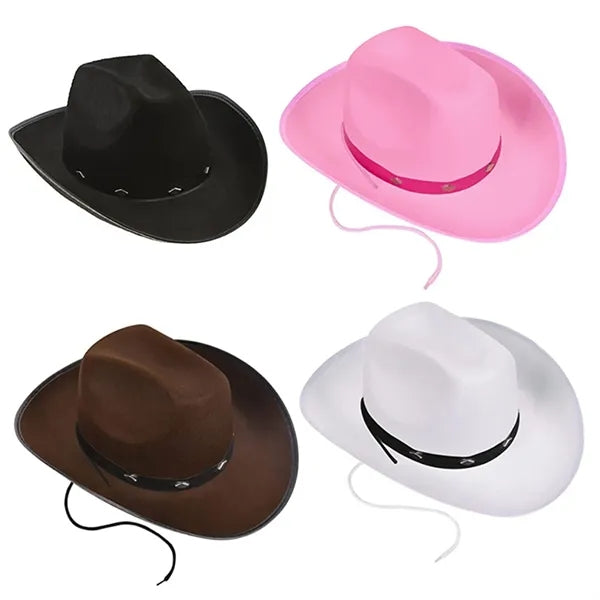 Adult Western Felt Cowboy Hat