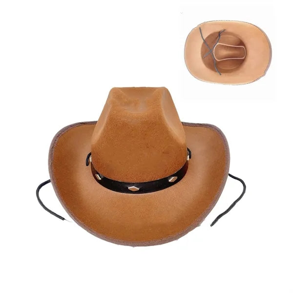 Adult Western Felt Cowboy Hat