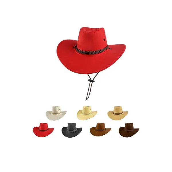 Western Suede Cowboy Hat