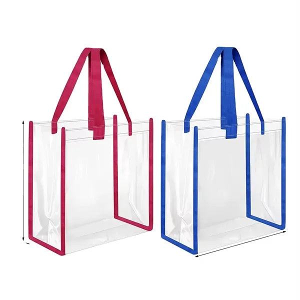 Stadium Approved Clear Shopping Tote Bag