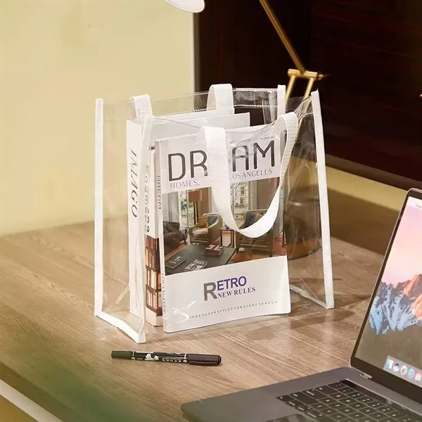 Stadium Approved Clear Shopping Tote Bag