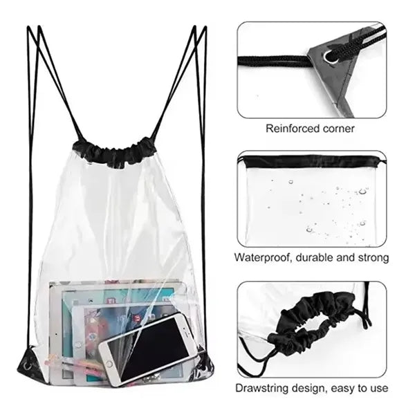 Stadium Clear Drawstring Bags