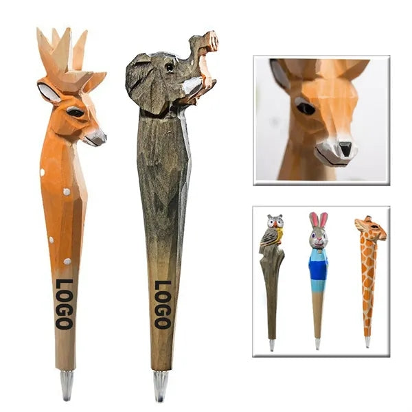 Cartoon Wooden Pen