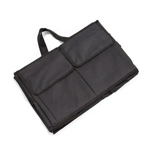 Collapsible Multi Compartment Car Trunk Organizaer