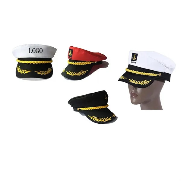Captain Cap Costume Navy Marine Admiral Hat