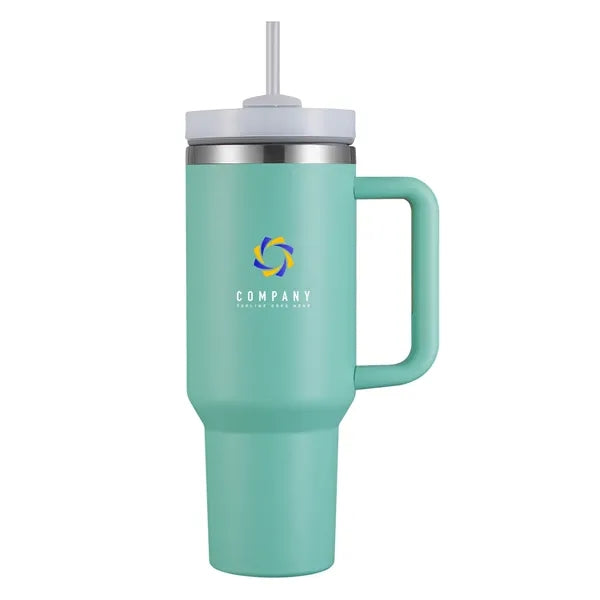 Aqueduct-VIII 40 Oz Tumbler Mugs with Straw (Double Walled)