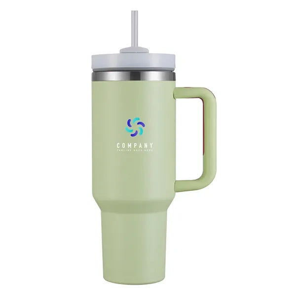 Aqueduct-VIII 40 Oz Tumbler Mugs with Straw (Double Walled)