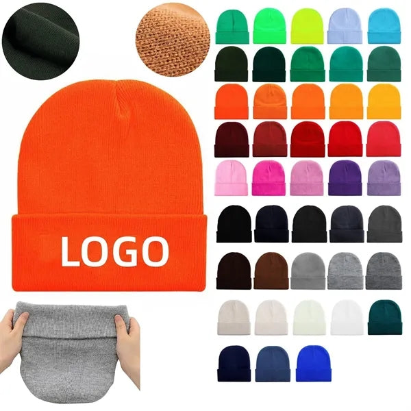 Unisex Knitted Beanie Warm And Cold Protection Hat