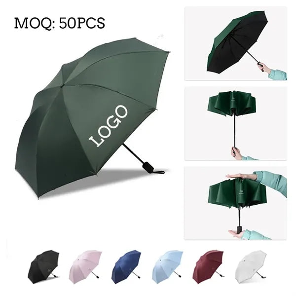 UV protection Fully Automatic Folding Umbrella 8 Bones