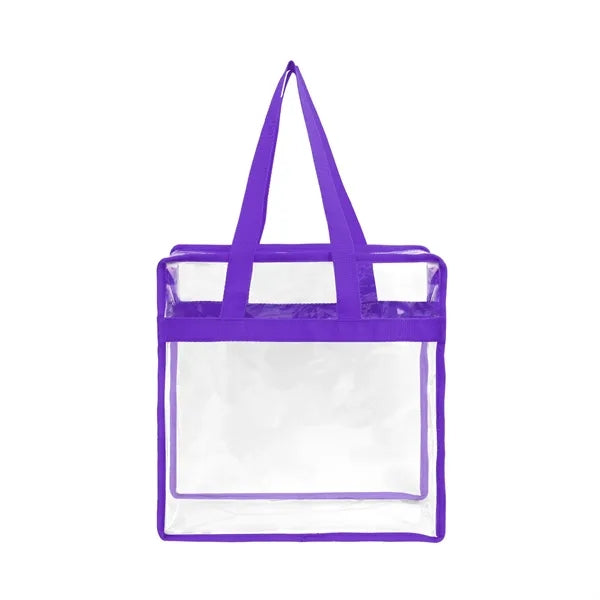 Clear Tote Bag With Zipper