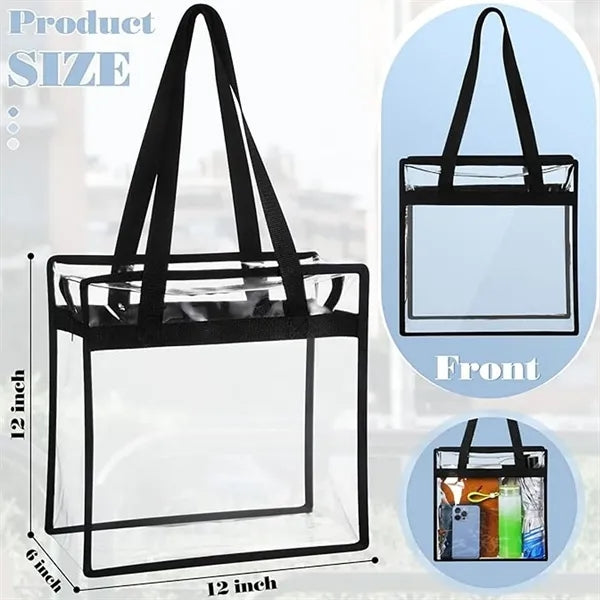 Clear Tote Bag With Zipper