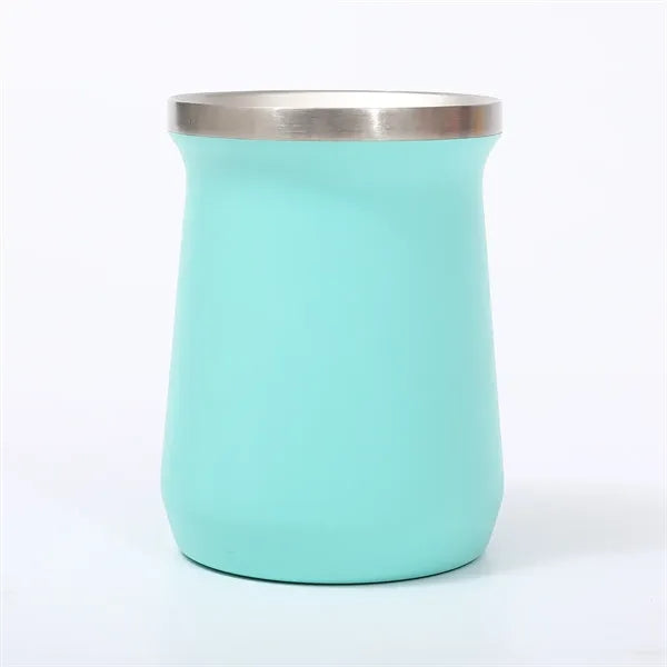8oz Mini Insulated Madai Cup With Metal Straw