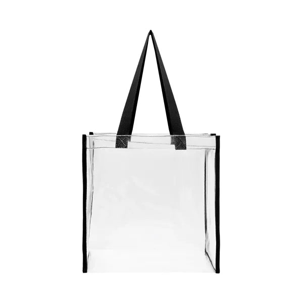 Stadium Approved Clear Transparent Pvc Tote Bag (12"X12"X6")