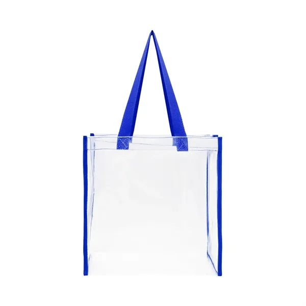 Stadium Approved Clear Transparent Pvc Tote Bag (12"X12"X6")