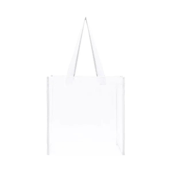 Stadium Approved Clear Transparent Pvc Tote Bag (12"X12"X6")