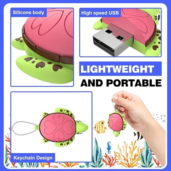 Thumb Drive 64GB Cute USB Flash Keychain
