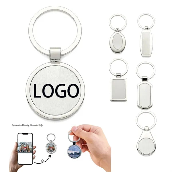 Round Badge Keychain