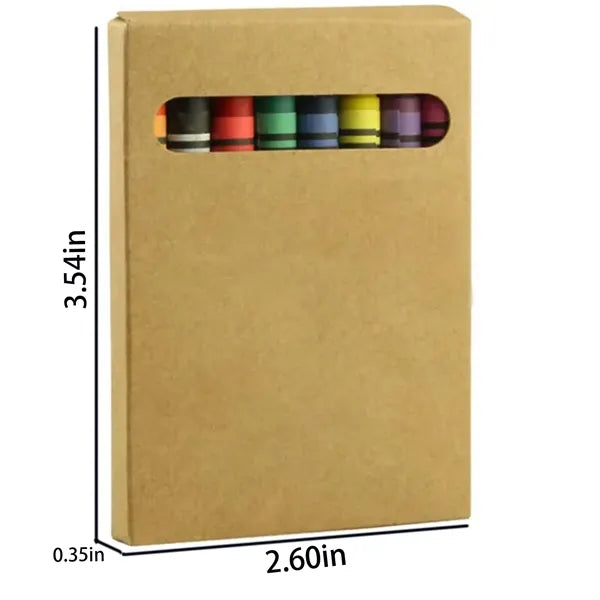 Kraft Paper Box Eight Color Crayon Set
