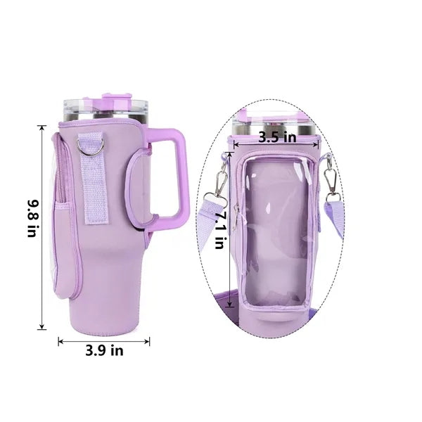 Water Bottle Bag With Cell Phone Pocket