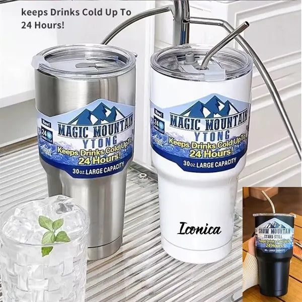 30 oz. Double Wall Stainless Steel Vacuum Insulation Tumbler