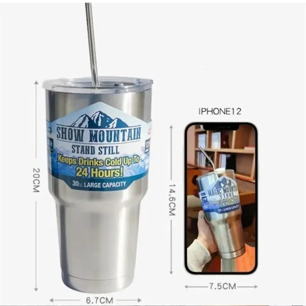 30 oz. Double Wall Stainless Steel Vacuum Insulation Tumbler
